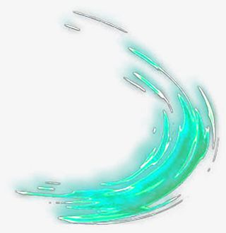 绿色流动的光束免抠