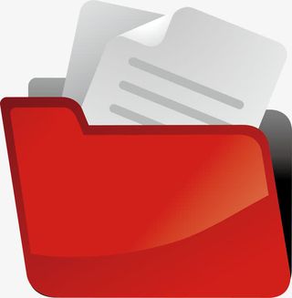 档案夹png矢量素材免抠