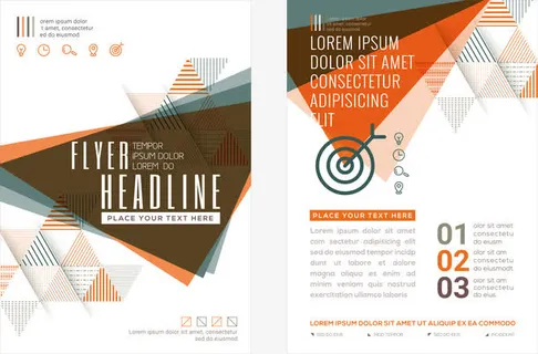 矢量画册封面免抠