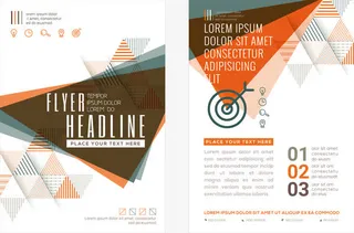 矢量画册封面免抠