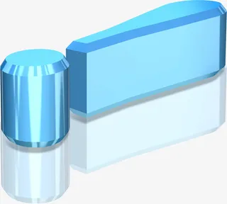 金属质感科技创意感叹号免抠