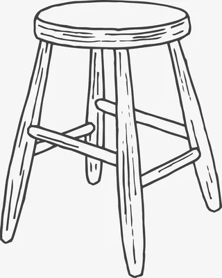 卡通简约简笔画黑白插画小清新免抠