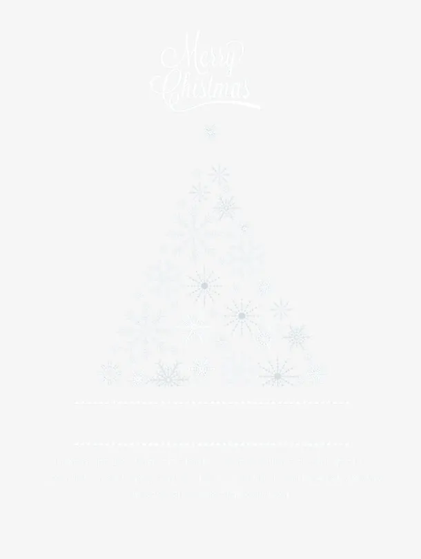 雪花圣诞树图片素材免抠