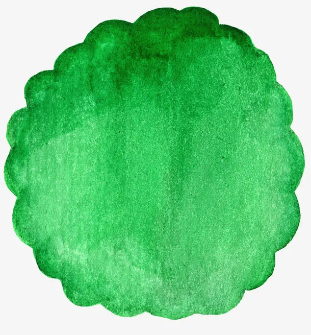 绿色森系植物标签免抠