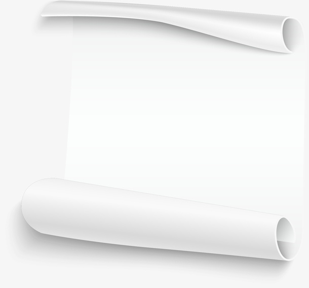 学习用品白色纸张免抠