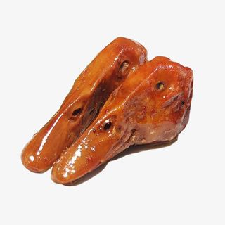 产品实物香辣卤鸭头免抠