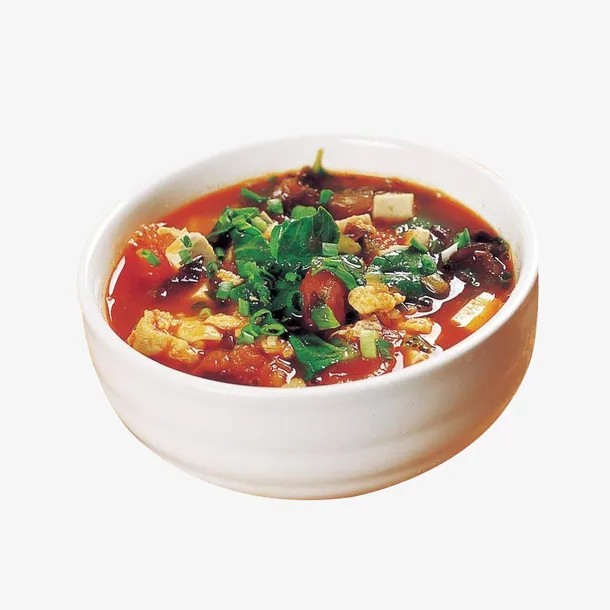 高汤汁美味面食番茄鸡蛋面免抠
