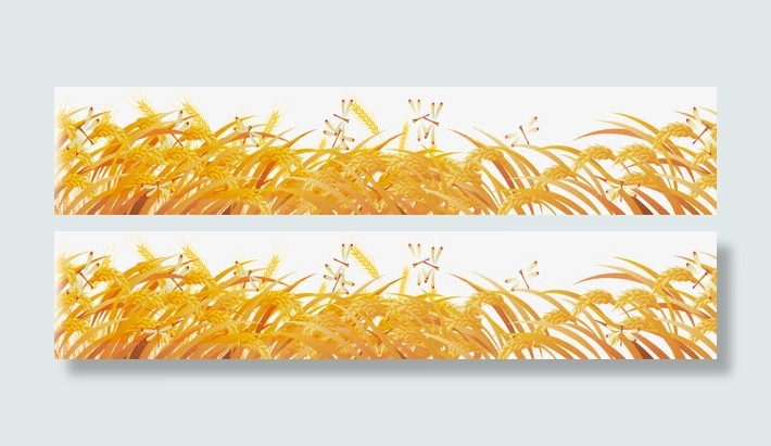 风吹麦浪免抠