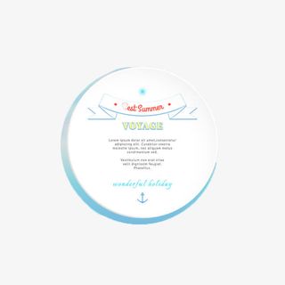 辽阔夏日海洋背景矢量素材