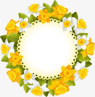 创意合成渐变质感黄色的花朵效果免抠