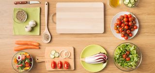 厨具木板背景图高清