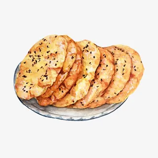 核桃酥色彩素材图片免抠