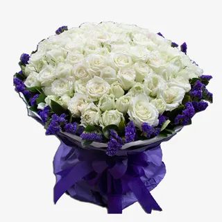 大束玫瑰花免抠