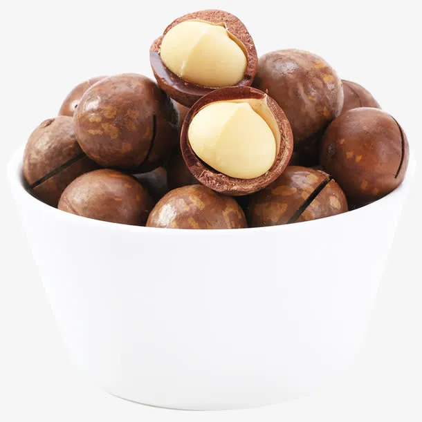 白碗里的夏威夷果免抠