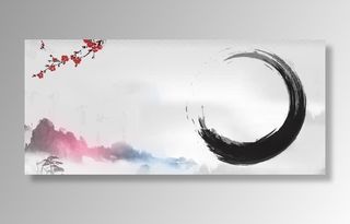 中国风背景免抠背景banner海报元素