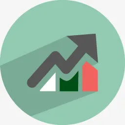 美元统计图标免抠