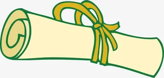 纸卷png矢量元素免抠