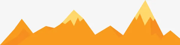 卡通扁平火山免抠