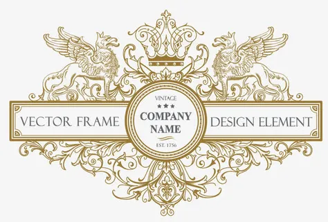 欧式花纹设计免抠