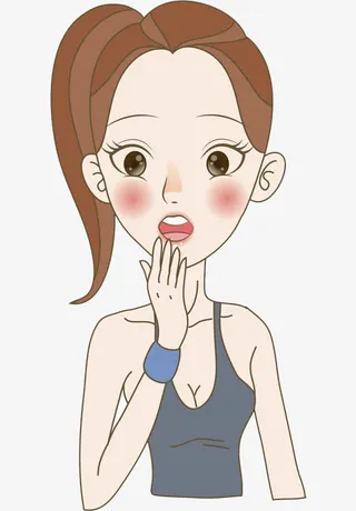 捂嘴的女人免抠