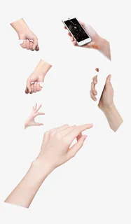手势-拿手机免抠 手势-拿手机免抠