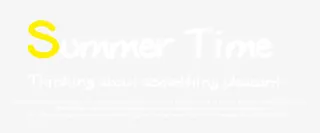 夏天艺术字免抠