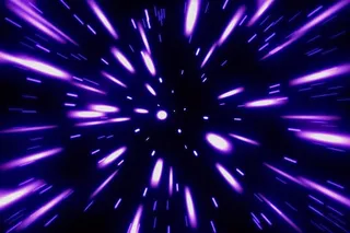 紫色飞射光效海报背景