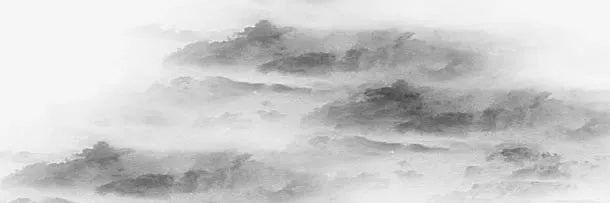 水墨画山水免抠