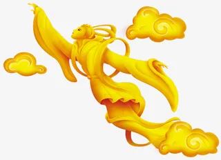 中秋节嫦娥奔月图免抠