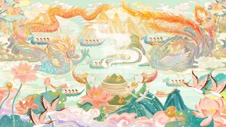 国潮高端个性背景高清