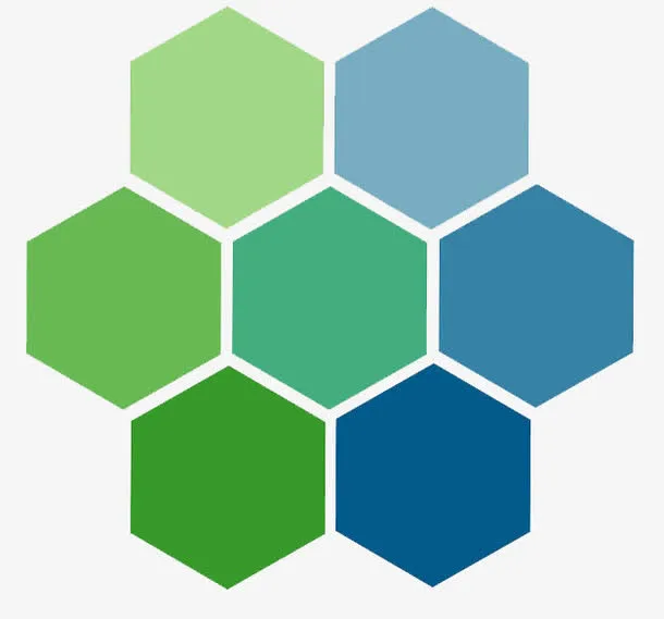 简约蜂窝网格免抠