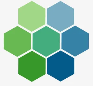 简约蜂窝网格免抠