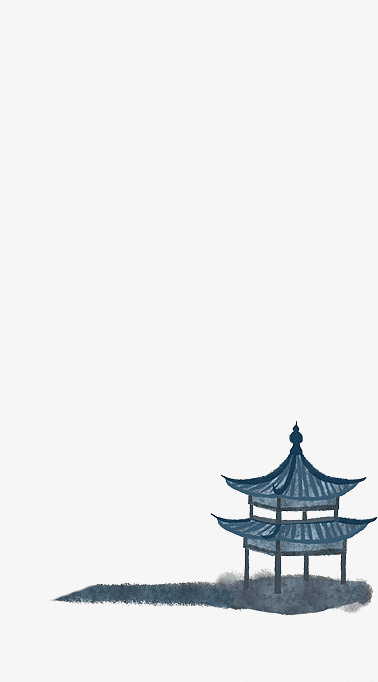 古风素材亭子免抠