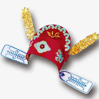 2017年 红色状元帽免抠