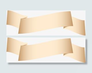 羊皮卷中式卷轴矢量图免抠