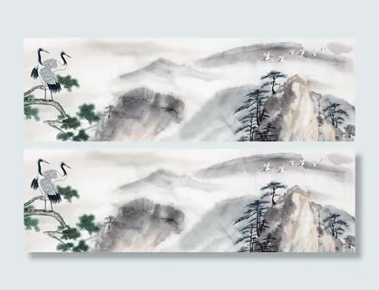 中国风画册素材背景高清