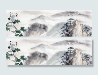 中国风画册素材背景高清