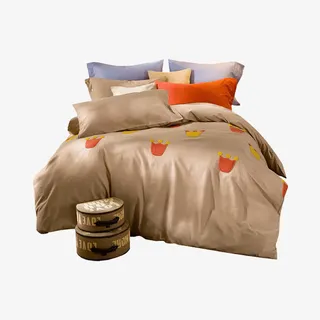 床上用品保暖磨毛四件套免抠