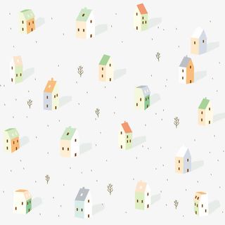 矢量房子底纹元素免抠