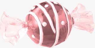 水晶纸质糖果免抠