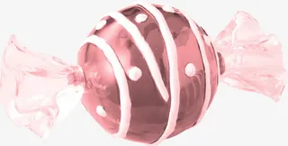 水晶纸质糖果免抠