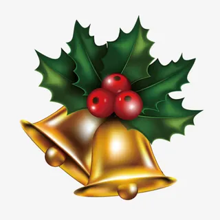 圣诞节铃铛矢量图免抠