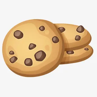 曲奇饼干手绘矢量素材免抠