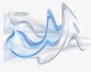 蓝色渐变炫彩线条免抠