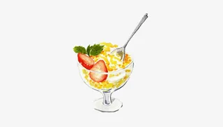 卡通杨枝甘露免抠