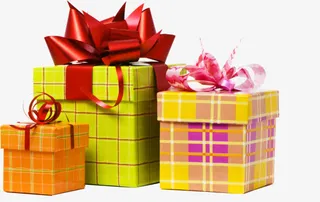 2017喜庆礼品堆免抠