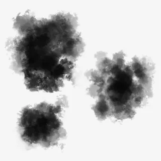 黑色灰尘免抠