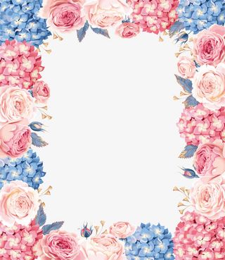 花边背景PNG下载