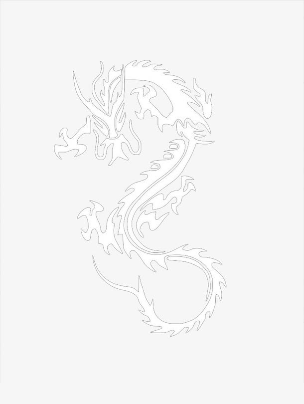 龙结构图免抠