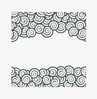 祥云底纹装饰免抠